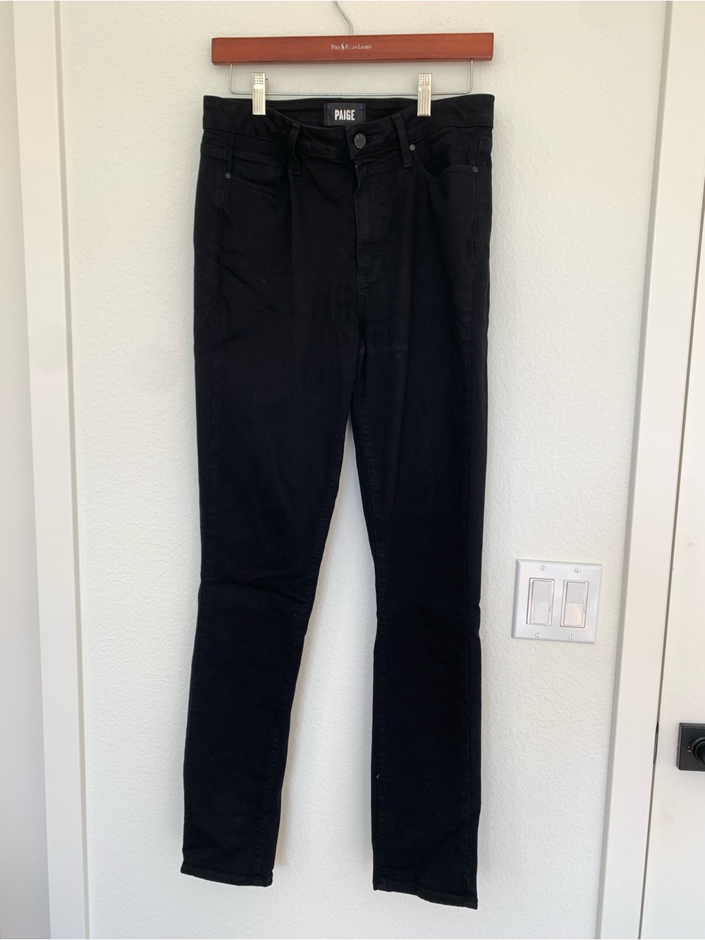 PAIGE Men’s Black Skinny Jeans